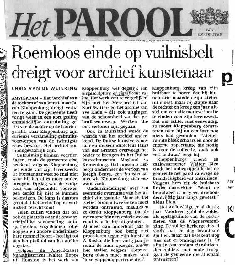 1997 - 30 September - Parool