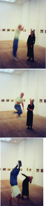 K explaining his work jumping 1997