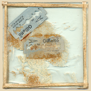 Razor Blades used by Beuys on Bien, Goodmorning Mr Orwell