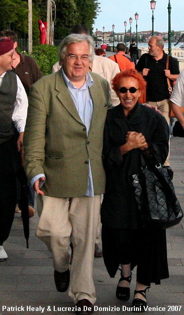 Patrick Healy with Lucrezia De Domizio Durini Venice 2007